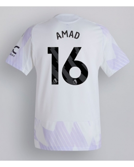 Manchester United Amad Diallo #16 Maglia Gara Trasferta Repliche 2025-26 Maniche Corte